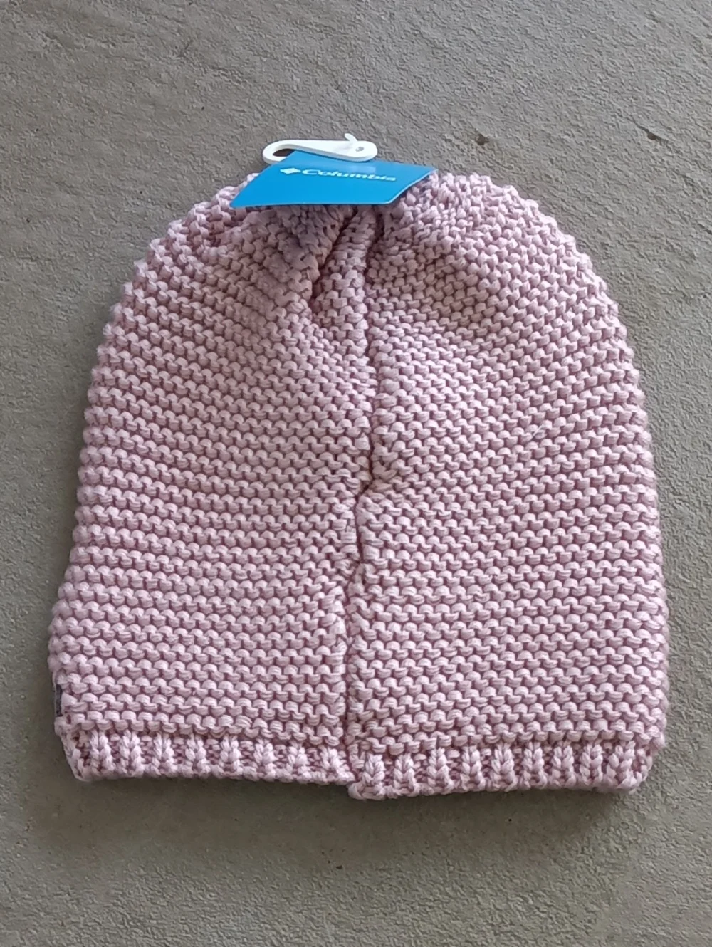 Columbia Cascade Peak Light Pink Knit Winter Beanie Hat